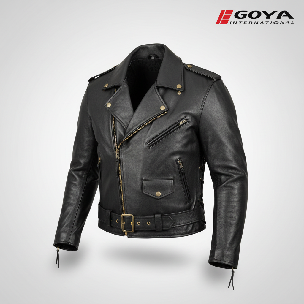 Classic Leather Jacket - Image 5