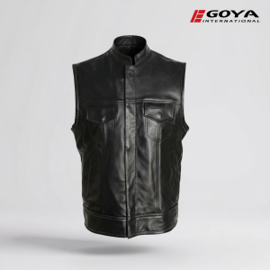 Classic Leather Vest Club Style